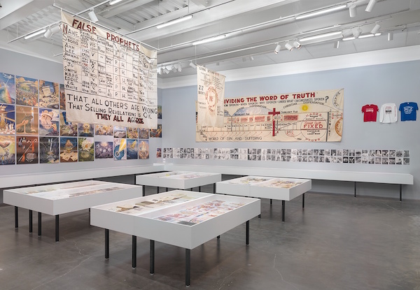 Buhmann on Art: Jim Shaw 2 Shaw’s eclectic imagery is drawn from comic books, record covers, conspiracy magazines, and obscure religious iconography. Photo by Maris Hutchinson.