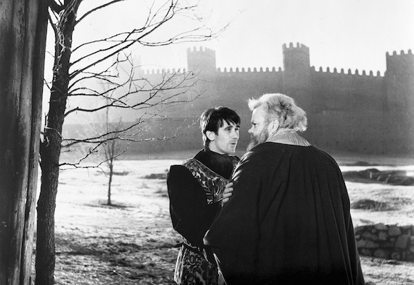For your reconsideration: Orson Welles 2 L to R: Keith Baxter and Orson Welles in Welles’ “Chimes at Midnight.” Courtesy Film Forum via Photofest.