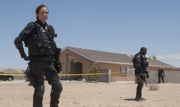 Best in Screen, 2015 2 Emily Blunt, in an emblematic shot of the arid, threatening landscape of “Sicario.” Photo: Lionsgate.