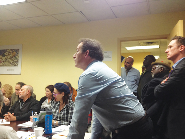 CB4 Key to Flea Market’s Plea 2 David Pincus, speaking for CB4’s Quality of Life committee, criticized HKFM plans as “highly amorphous.” Photo by Sean Egan.