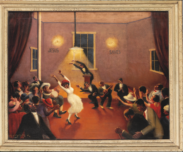‘Jazz Age Modernist’ charts a daring visual language 2 “Tongues (Holy Rollers)” / 1929. Oil on canvas, 29.25 x 36.125 inc. (74.3 x 91.8 cm). Courtesy Chicago History Museum, © Valerie Gerrard Browne.
