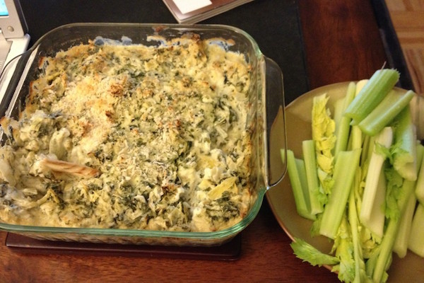 Let’s Get This Party Started: Healthy Holiday Appetizers 5 Serve artichoke dip with some baked tortilla chips or a hunk of hot Italian bread. | CARLYE WAXMAN-HUSSERL