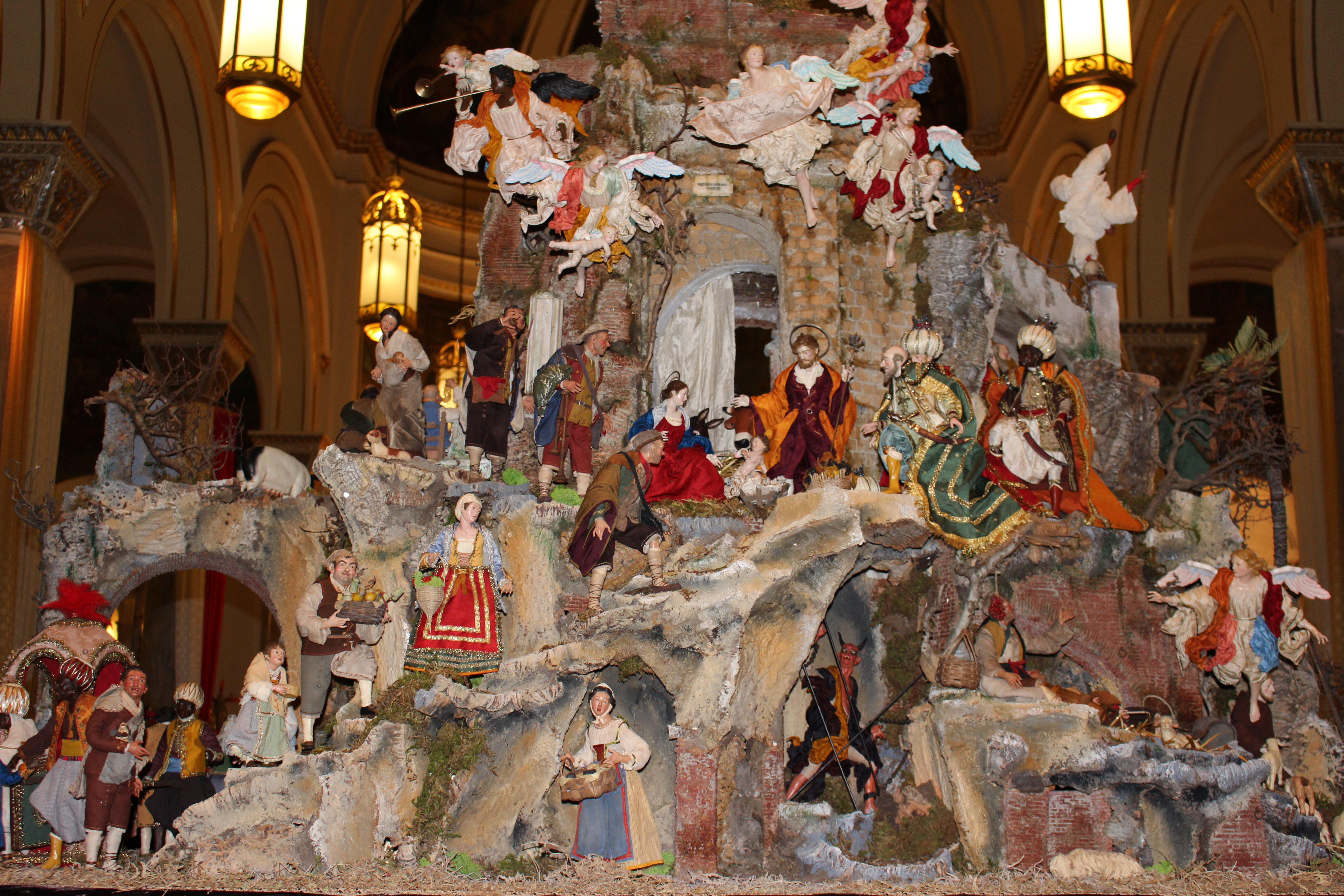 Nativity of mercy: Neapolitan display on LES evokes theme of Holy Year 1 Photo by Bill Egbert The huge presepio on display at the Shrine Church of the Most Precious Blood depicts not only the birth of Jesus, but also dozens of other characters from the Neapolitan tradition.