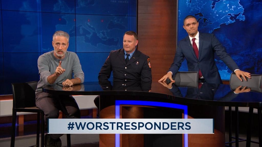 Jon Stewart returned to The Daily Show Monday night to shame the Senate into renewing the Zadroga Act for 9/11 first-responders with the hashtag #worstresponders.