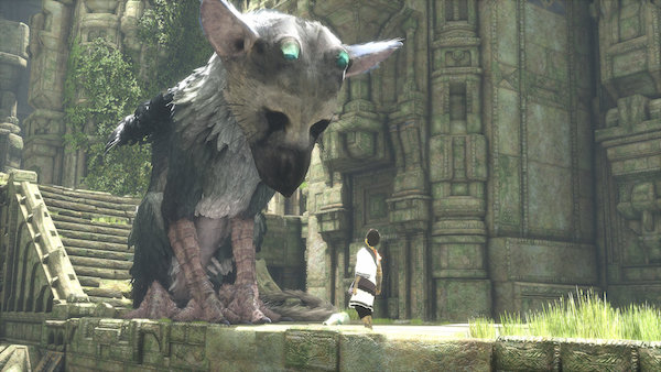 Narratives engross gamers in other worlds 1 The giant chimeric creature Trico is your companion in “The Last Guardian,” which features narrative storytelling not driven by dialogue. Image source: Sony.