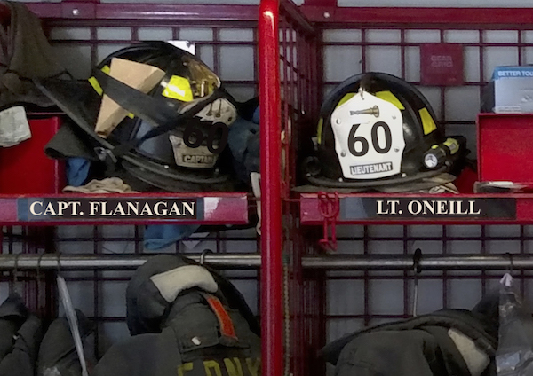 Production of ‘The Guys’ honors FDNY 1 Performed in a converted firehouse, this brief run of “The Guys” will benefit the Lt. Joseph G. Leavey Foundation. Image Courtesy Bear Back Brooke Productions.