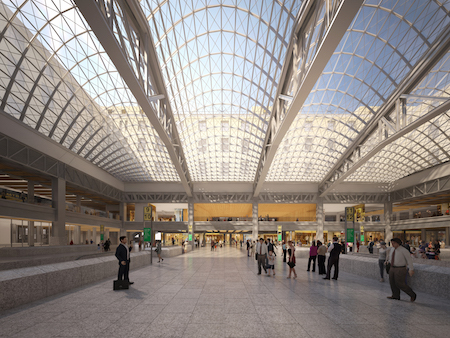 Cuomo Offers Bold Pledges to Finish the Job at Penn Station, Expand Javits Center 3 RACK Farley IS