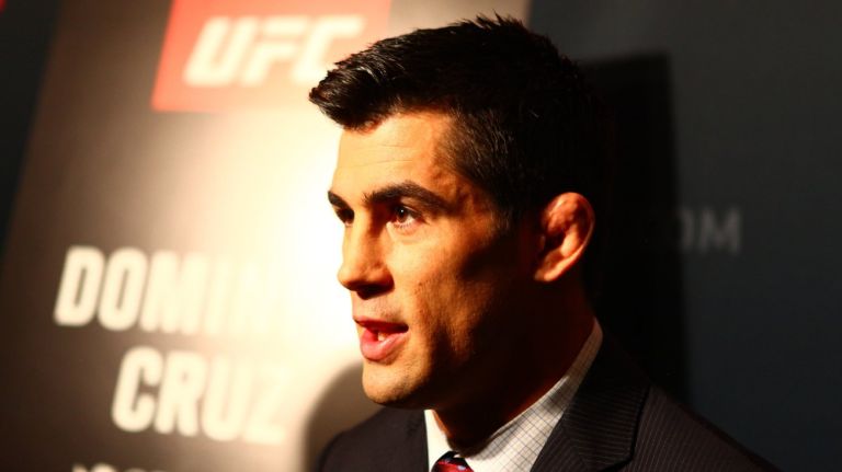 Dominick Cruz was the inaugural UFC bantamweight champion but was stripped of his title due to a long, injury-related layoff.