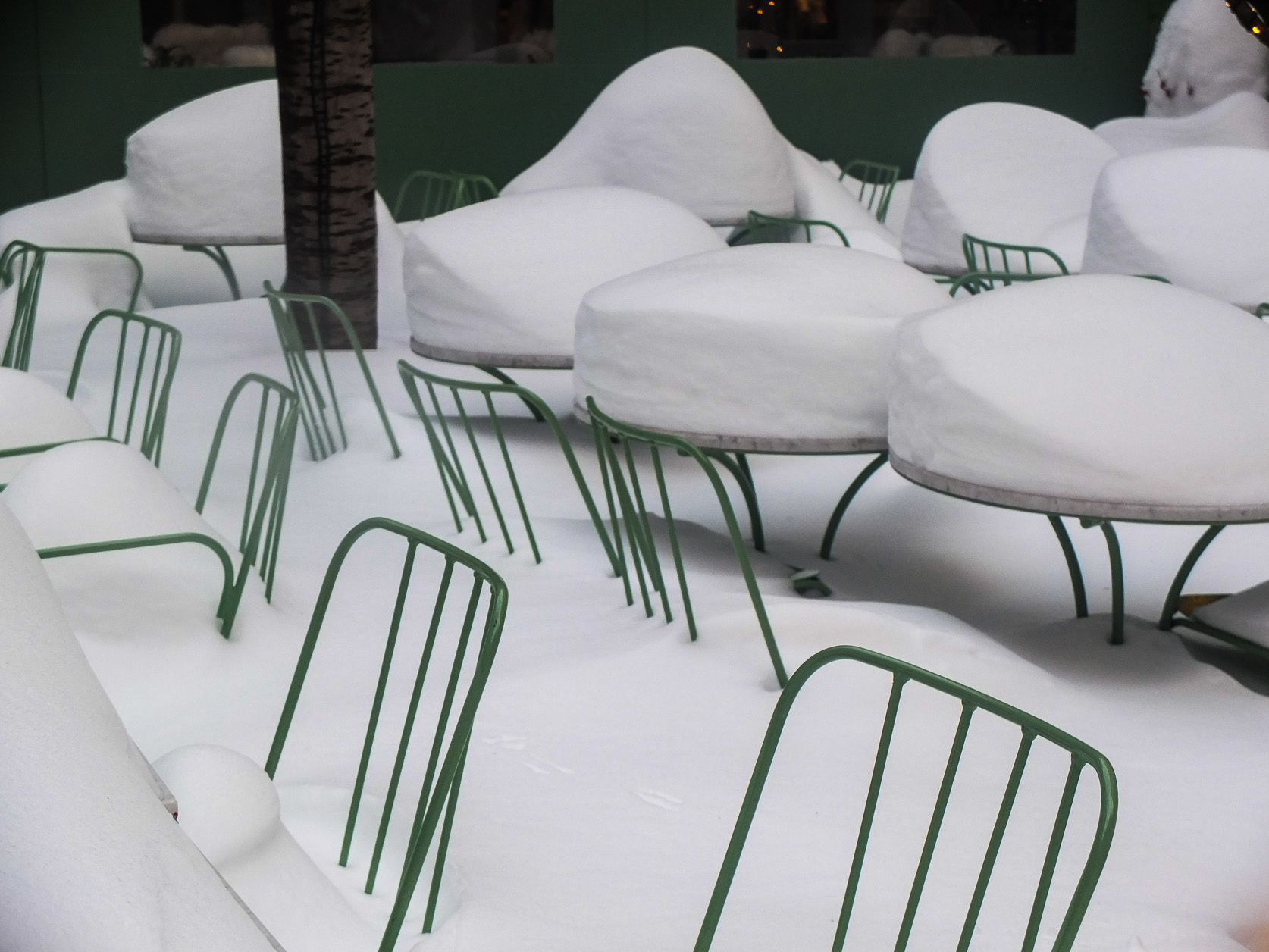 snow furniture