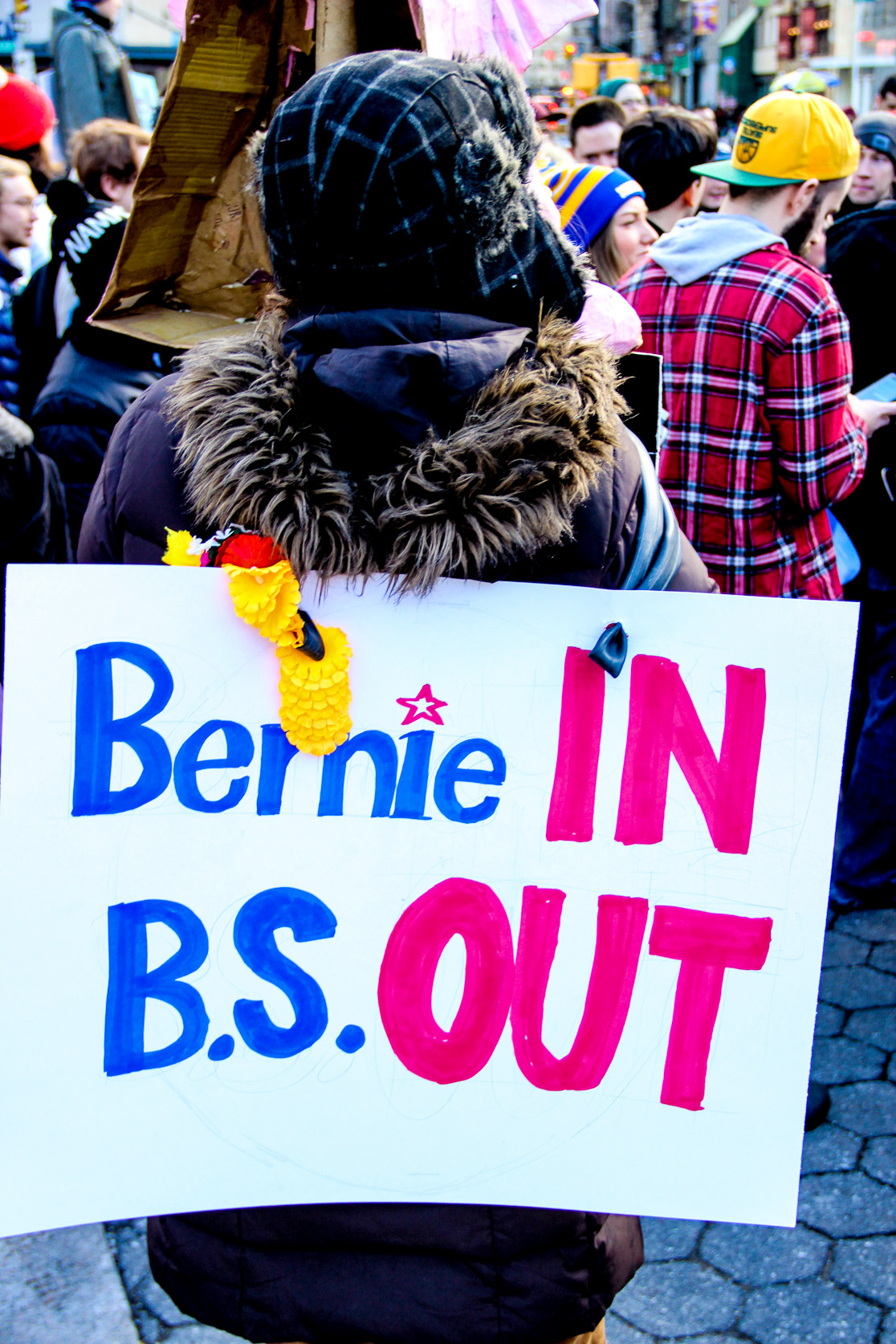 Berning for Sanders, supporters hit the streets 9 bernie, tm 3