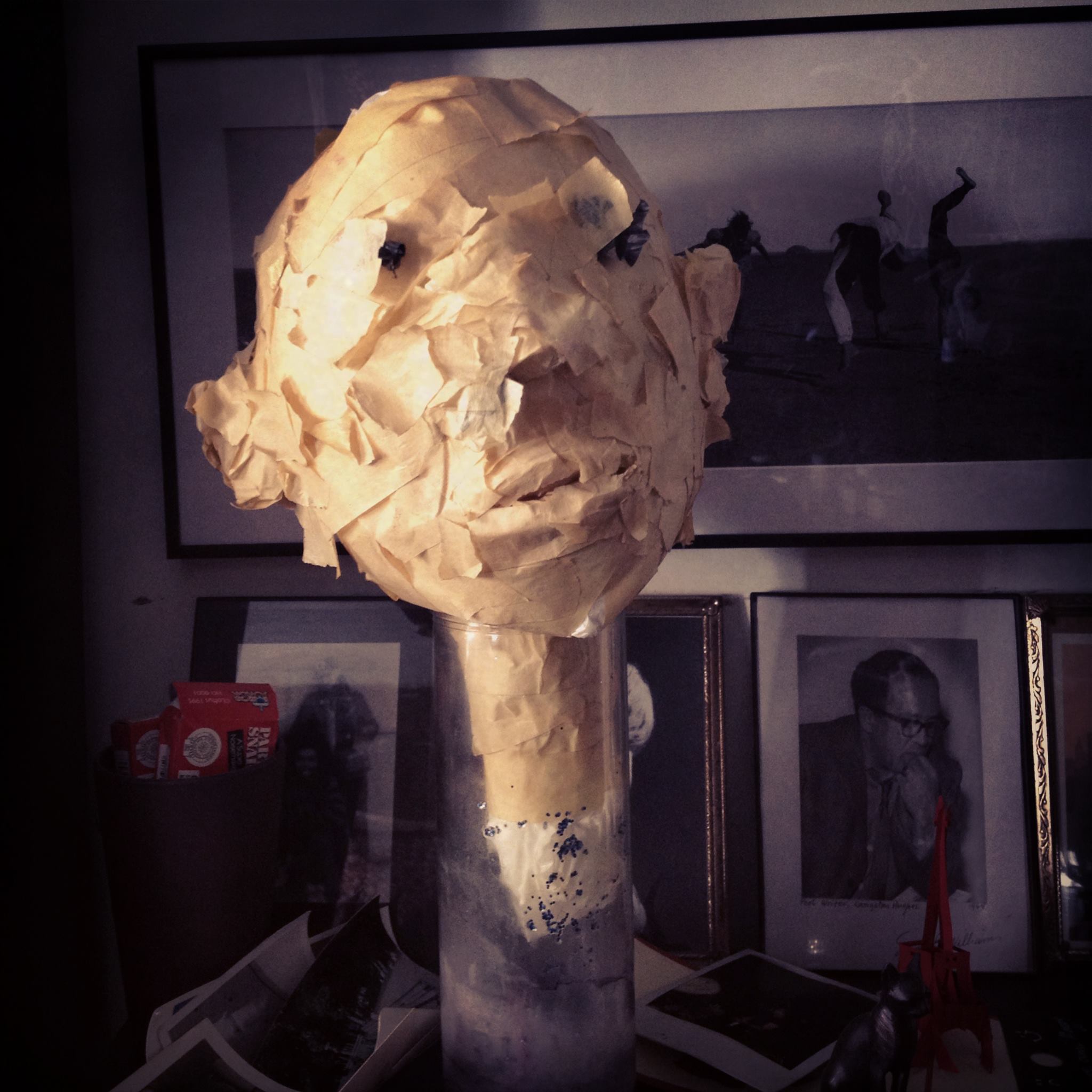 John Farris, bohemian poet who chronicled life on Lower East Side 5 A sculpture by John Farris made out of masking tape.