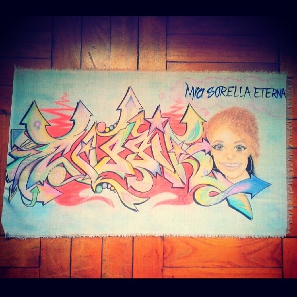 E.V. graffiti artist has been in jail for 5½ years for murder, without a trial 9 Another piece for his sister, Cassia.