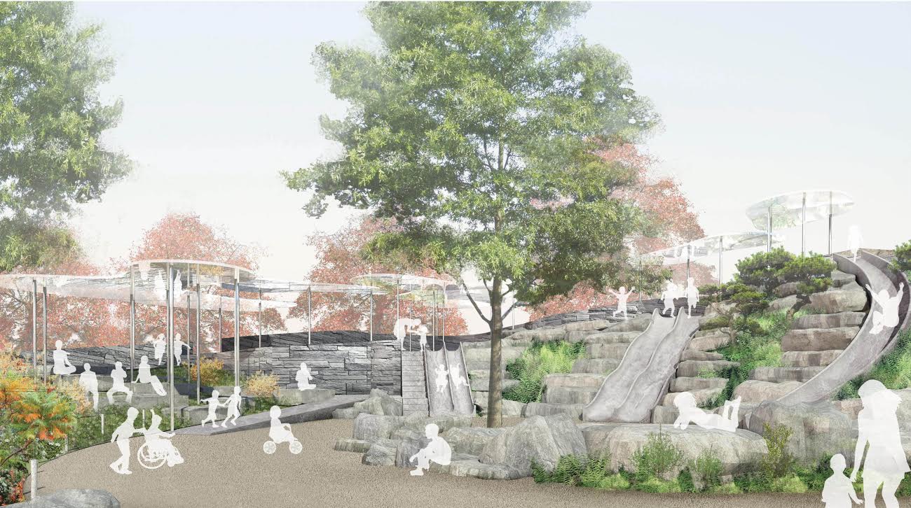 Big bucks! LMDC awards $50M for Downtown projects 1 A proposed rendering of the "Playscape," the 60,000-square-foot playground planned for the Battery that received $6 million in LMDC funds. Rendering by Battery Conservancy.