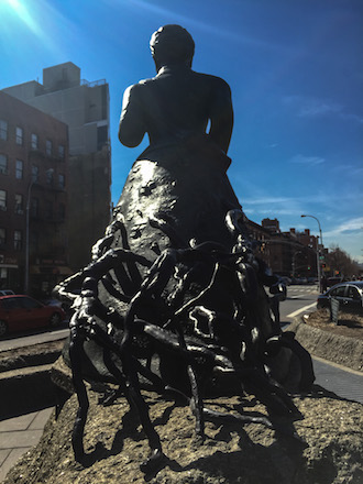 Why Does New York Honor So Few Women in Monuments? 3 Harriet Tubman pulling up the roots of slavery behind her. | TEQUILA MINSKY