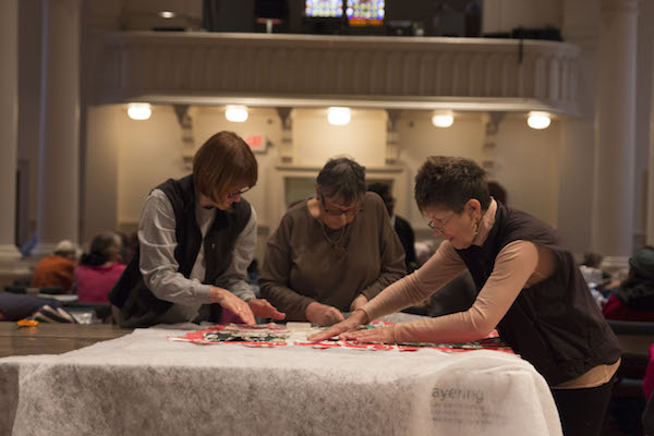 Community Activities: Week of March 17, 2016 2 It takes more than just a stitch, and some real time, to craft a quilt. The busy bees at Mar. 12’s Empire Quilters event donated their work to area charities. Photo by Alejandra O’Connell.