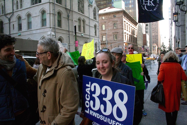Locals Rally to Extend Supermarket’s Shelf Life 8 Support was also present in the form of a representative for Local 338 of the Retail, Wholesale and Department Store Union, the labor group of the workers at the supermarket. Photo by Yannic Rack.