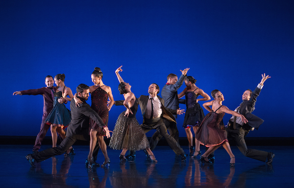 Be a fool for April arts 7 Celebrating 45 seasons of great leaps, Ballet Hispanico touches down at the Joyce Theater, Apr. 5–10. Seen here, the signature work “Club Havana.” Photo by Paula Lobo.