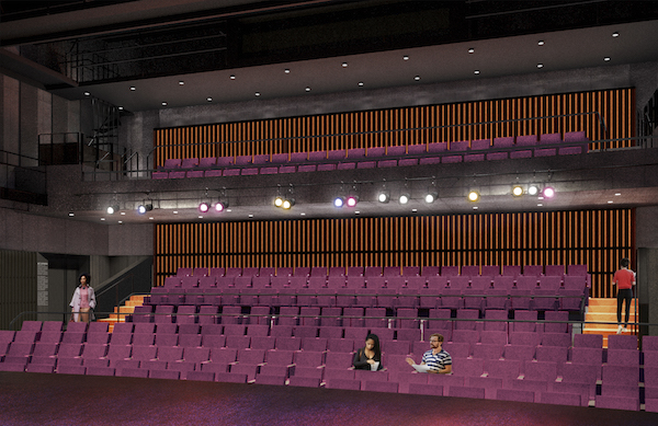 MCC Theater Heading to a Home in Hell’s Kitchen 5 In addition to this 249-seat theater (almost the size of MCC’s previous main stage at the Lucille Lortel Theatre on Christopher St.), the company will also have use of a 99-seat black box space in the building. Rendering by Andrew Berman Architect.