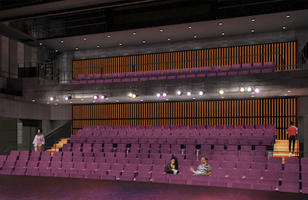 In Hell’s Kitchen, MCC Theater Finally Finds a Home 2 In addition to this 249-seat theater, the company will also have use of a 99-seat black box space in the building. RENDERING BY ANDREW BERMAN ARCHITECT