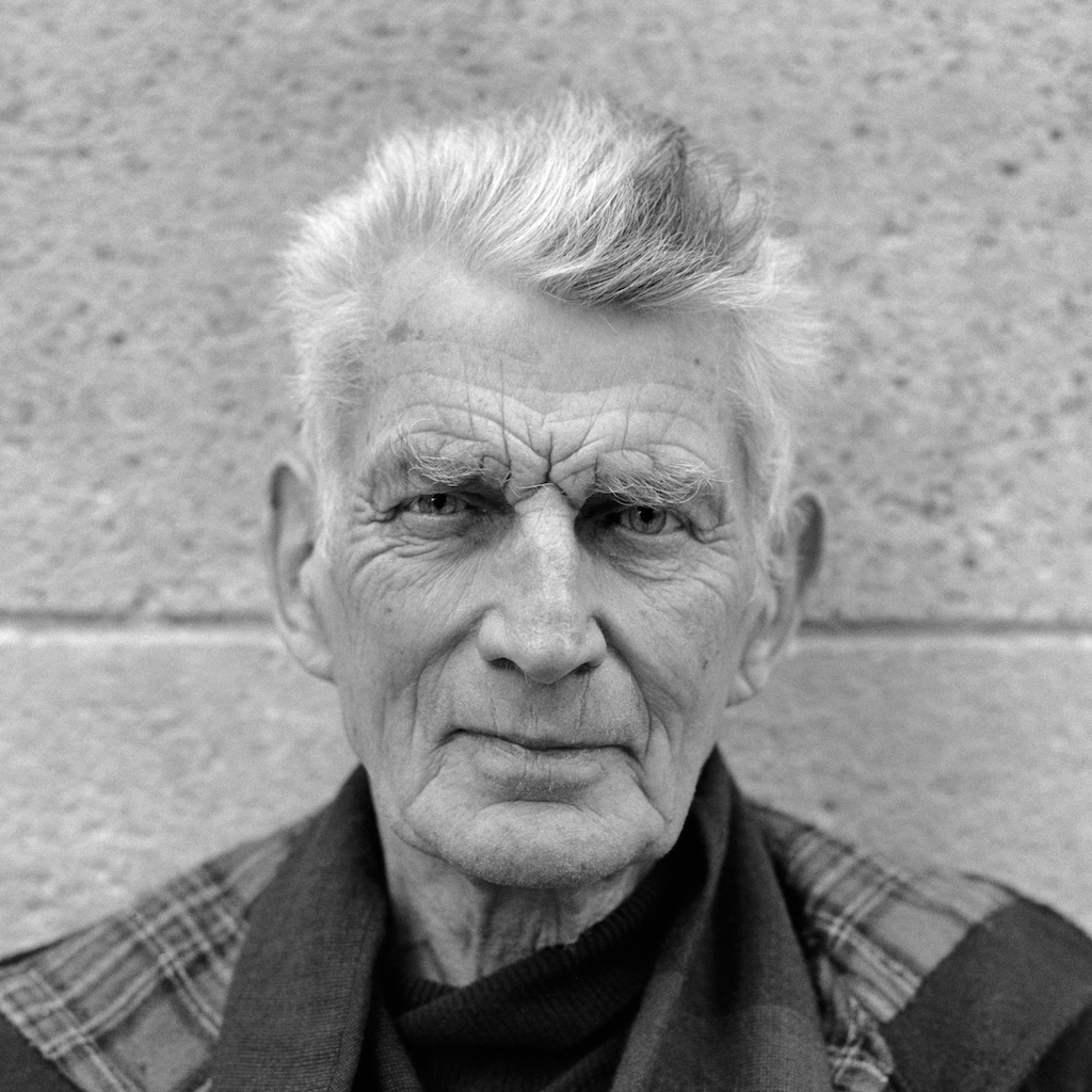 Nobel Prize winning author Samuel Beckett, Paris, 1986