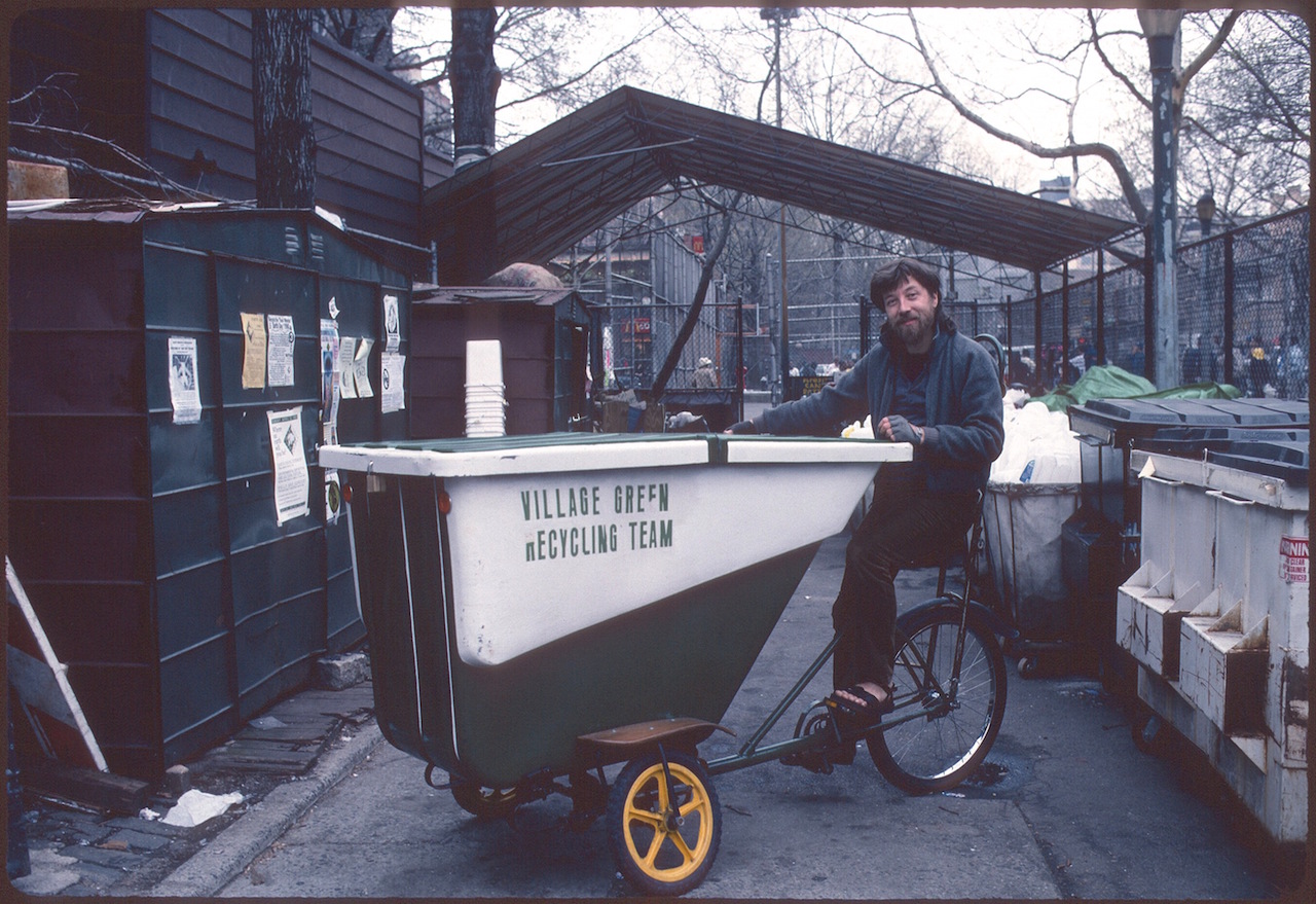 Purple, pedicabs, a push for recycling: A look back at New York’s ‘Eco ’80s’ 2 bw, carl h.