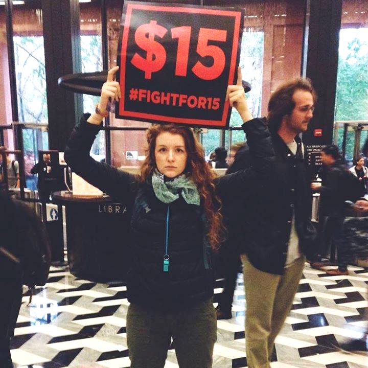 In ‘Fight for 15’ win, N.Y.U. will boost pay for student workers 1 fight for 15 photo