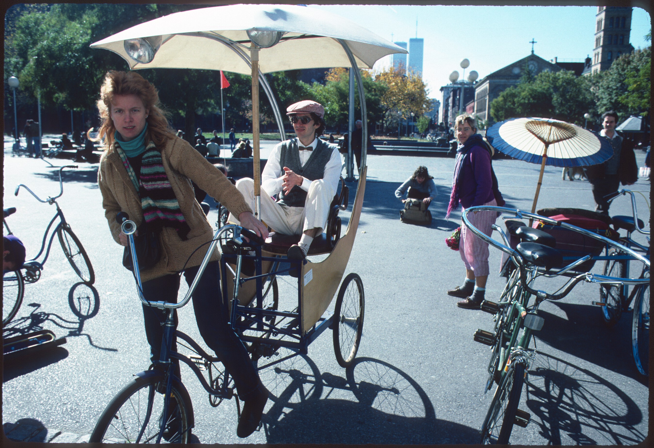 Purple, pedicabs, a push for recycling: A look back at New York’s ‘Eco ’80s’ 1 garden, wash. Sq. park