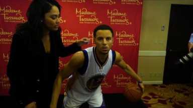 Stephen Curry gets wax statue at Madame Tussauds
