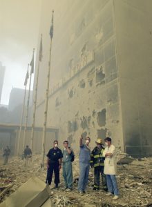 Photo by Associated Press / Mark Lennihan Toxic dust hung in the air for days after the collapse of the World Trade Center towers, contaminating a vast area of Lower Manhattan.