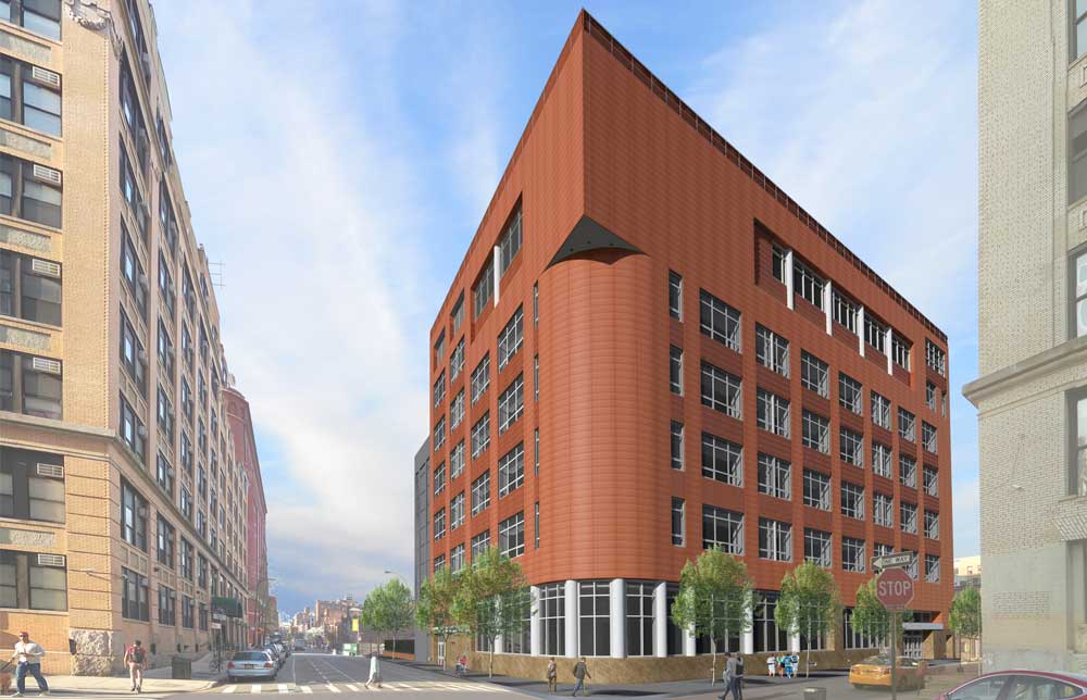 A design rendering of the renovated 75 Morton St., which is set to open in fall 2017.