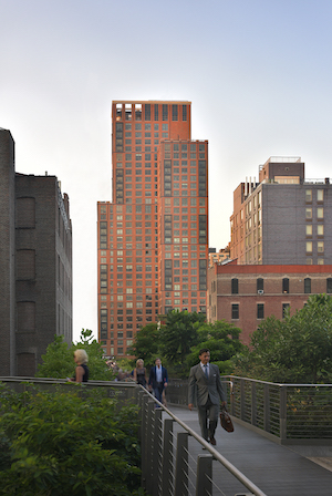 East Village Burger Bistro Heading to Hudson Yards 1 Abington House on The High Line, one of the new developments on the West Side that have started to attract restaurants and other amenities to the area. Photo courtesy Related Companies.