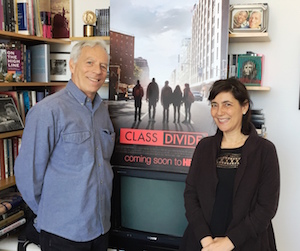 ‘Class Divide’ Documentary Gets to the Heart of Today’s Chelsea 4 “Class Divide” director/producer Marc Levin and producer Daphne Pinkerson in their Chelsea-based Blowback Productions studio. Photo by Eileen Stukane.