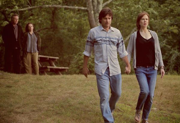 In “The Family Fang,” Jason Bateman and Nicole Kidman, as Baxter and Annie Fang, launch a search for their missing parents. Photo by Alison Rosa.