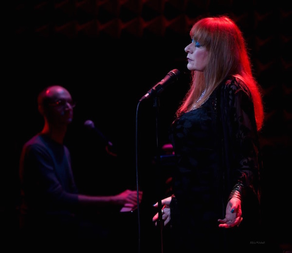 Carol Lipnik and Matt Kanelos, seen here in performance at Joe’s Pub. Photo by Albie Mitchell.