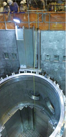 Screwed-up reactor is missing a slew of bolts 3 A typical baffel and former arrangement for a nuclear reactor during construction.