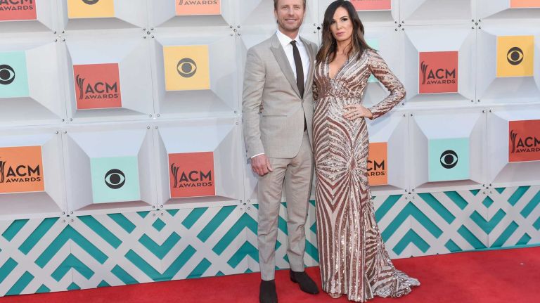 Academy of Country Music Awards co-host Dierks Bentley and his wife, Cassidy Black, arrive for the ceremony at the 51st Academy of Country Music Awards at MGM Grand Garden Arena in Las Vegas on Sunday, April 3, 2016.