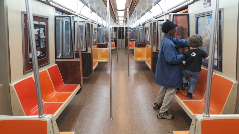 The newest car in the exhibit is just like many that run today. Asborno said this car is a favorite for kids because they usually aren't allowed to explore the cars when they ride the subway. It's also used for programs to help people with social or intellectual disabilities learn social skills to help them ride the subways, Asborno said. 