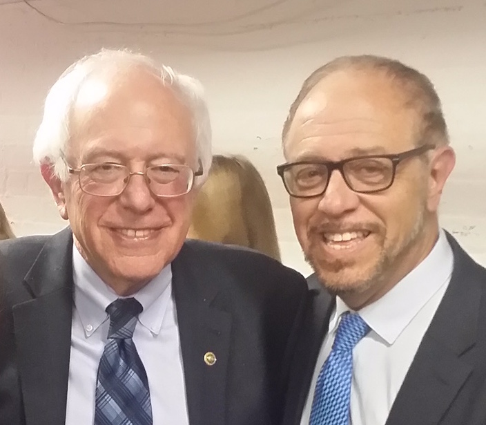 Join Bernie’s revolution! Vote Sanders on April 19 1 Bernie Sanders and Arthur Schwartz.