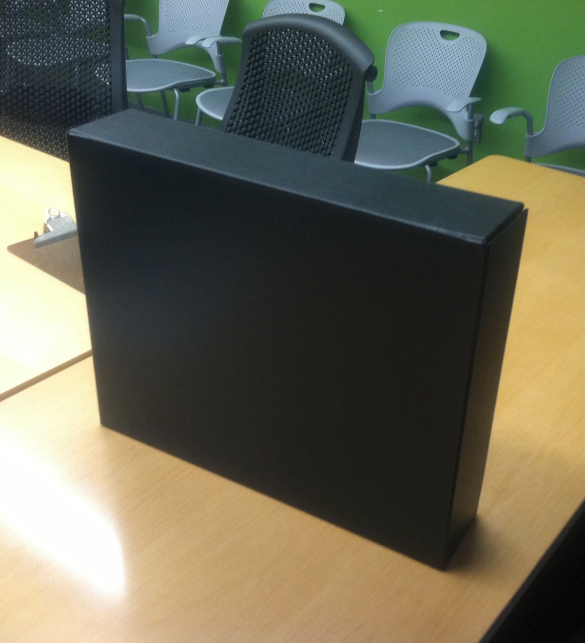 Mystery box: CB1 receives enigmatic proposal from sculptor 1 Photo by Colin Mixson When this enigmatic black box arrived on Community Board 1’s doorstep earlier this month, confusion ensued.