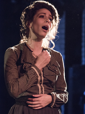 Love and hope flicker at the dawn of motion pictures 3 Stephanie Lynne Mason is a showgirl who dreams of a better life, perhaps at the nearby garment factory. Photo by Pavel Antonov.