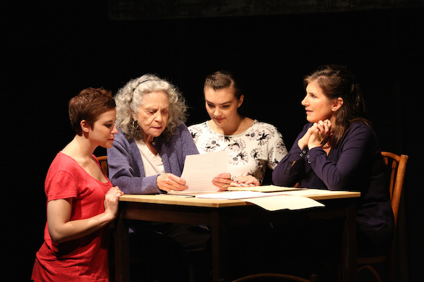 Just Do Art: Week of May 5, 2016 1 L to R: Laura Kamin, Anita Keal, Kate McGonigle and Alice Jankell in “Letters to Sala,” May 15 at the Museum of Jewish Heritage. Photo by Michael Priest.