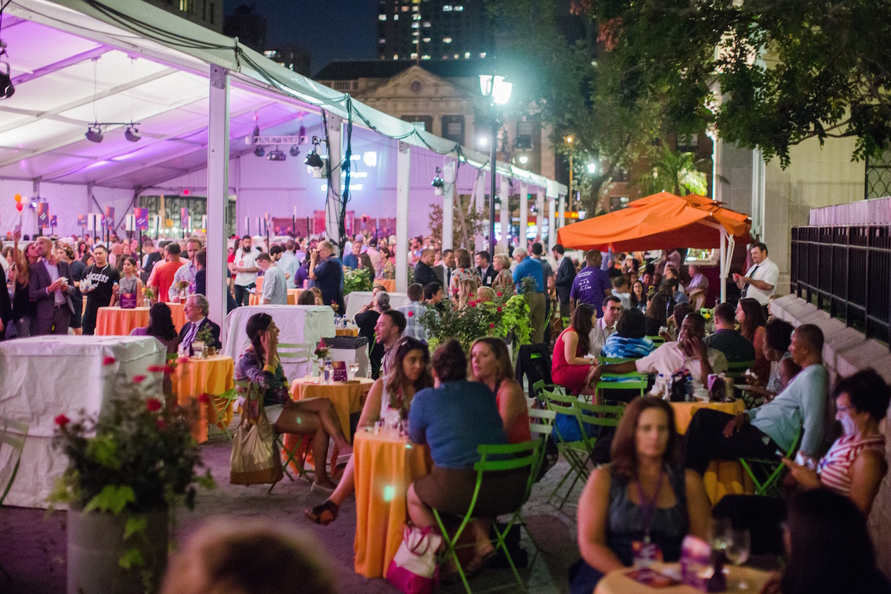 More than 1,200 attendees gathered to eat, drink and celebrate the 20th anniversary of Harvest in the Square this past fall. Photos courtesy Union Square Partnership
