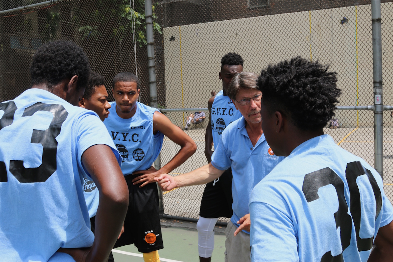 G.V.Y.C. was founded in 1969 by its executive director, John Pettinato, above, who continues to coach and counsel young people on and off the court almost 50 years later.   Photos by James Kwitny