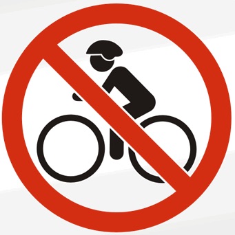 no bikes IS