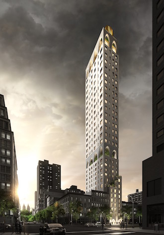 DDG’s rendering of its proposed tower at 88th Street and Third Avenue. | DDG PARTNERS 