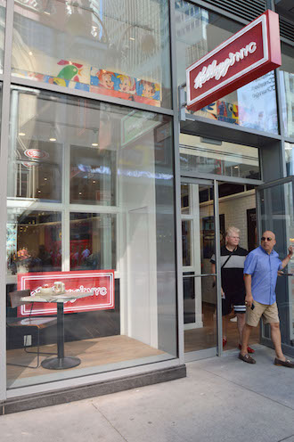 The new Kellogg's Cafe at Broadway and 49th Street officially opens on July 13. | JACKSON CHEN 