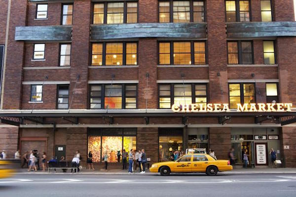 A current view of Chelsea Market’s entrance and façade.Photo courtesy Jamestown.