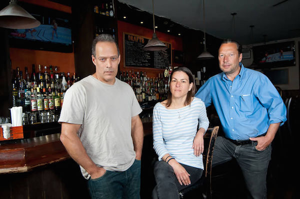 L to R: Half King founders Sebastian Junger, Nanette Burstein and Scott Anderson. Photo courtesy The Half King.