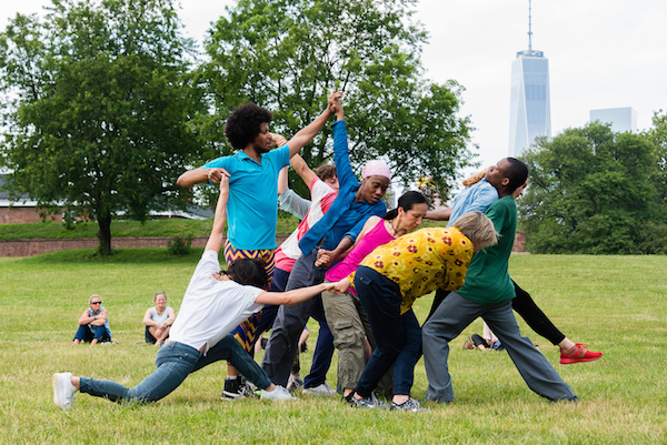 River To River highlights Lower Manhattan arts 1 Choreographer Emmanuelle Huynh’s “Cribles/Wild Governors,” from 2015. Among this year’s outdoor performances: Eiko Otake’s “A Body on Governors Island,” on June 19. Photo by Darial Sneed.