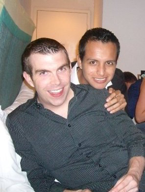 After Orlando: Memories of Pulse, and a Call to Action 2 From the early 2000s, L to R: Christopher Stults and his partner, Giusseppe Quispe, getting ready to go out in Orlando.